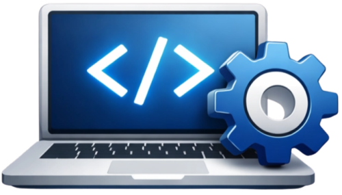 Custom web development and software solutions icon for Majzoub Agency Lebanon.