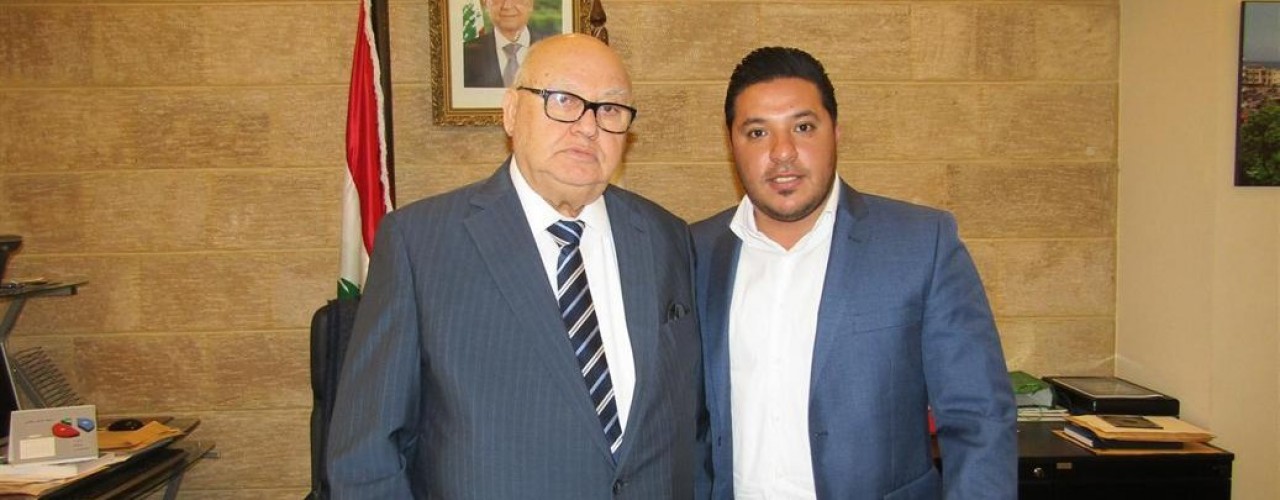 Saida municipality Mayor welcomed Alaa Majzoub in Saida lebanon
